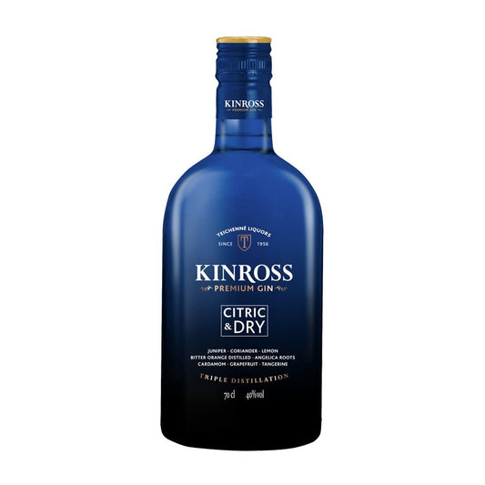 Kinross Gin 0,70L Bouteille Bleue