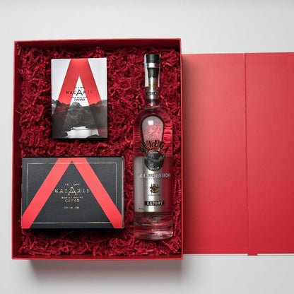 Coffret Nacarii Premium Caviar et Vodka Beluga