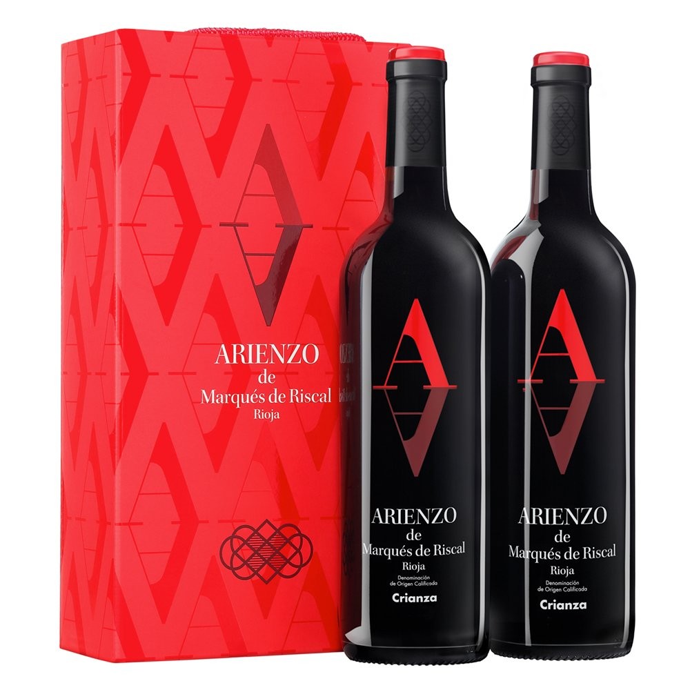 Case of 2 Bottles of Arienzo from Marqués de Riscal Crianza