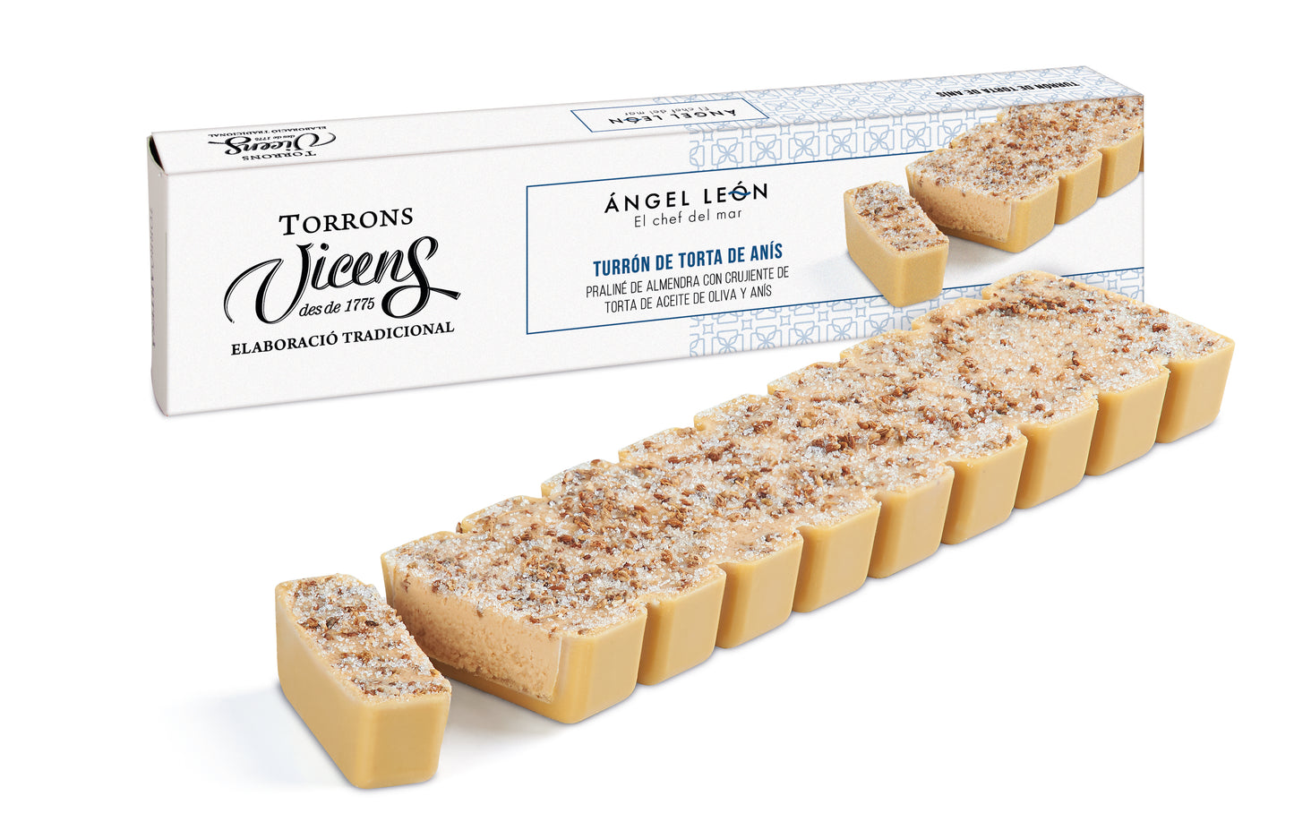 Turrón de Tortas de Anís 300g by Ángel León en Estuche