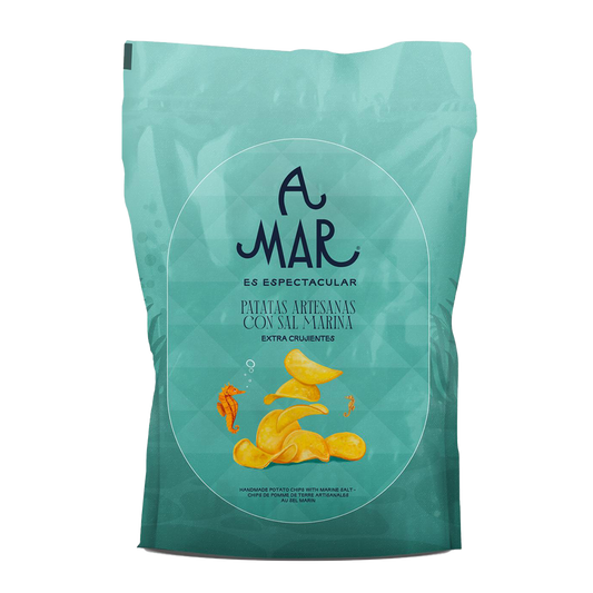 Artisanal Potato Chips with Sea Salt A Mar Espectacular 60g