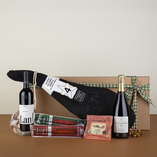 Lote de Navidad con Paleta de Cebo Ibérica "Enrique Tomás"
