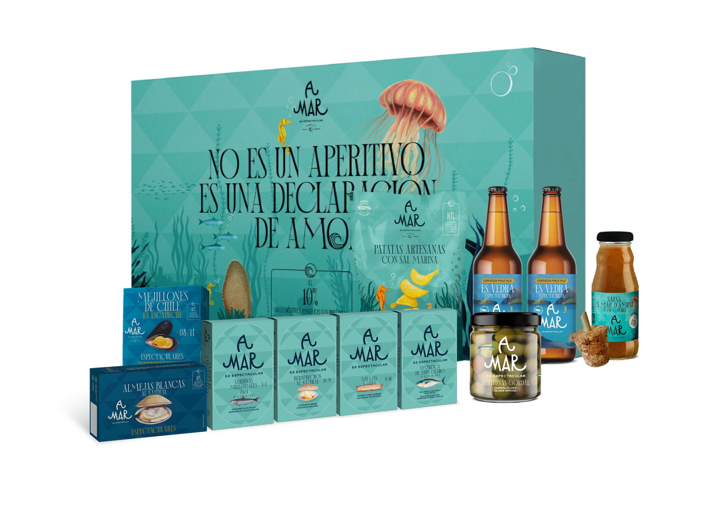 "Pacific" Aperitif Lot At Spectacular Sea