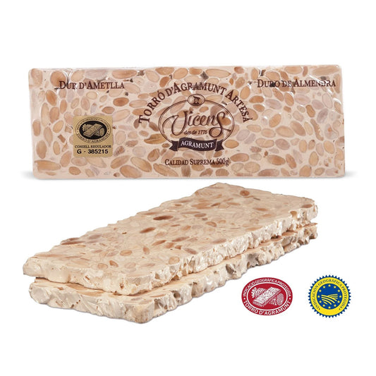 Turrón Duro de Almendra 500g